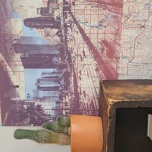 LA cityscape art- MAP art